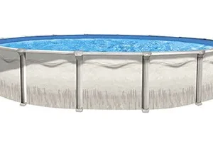 Above ground steel coral seas pool